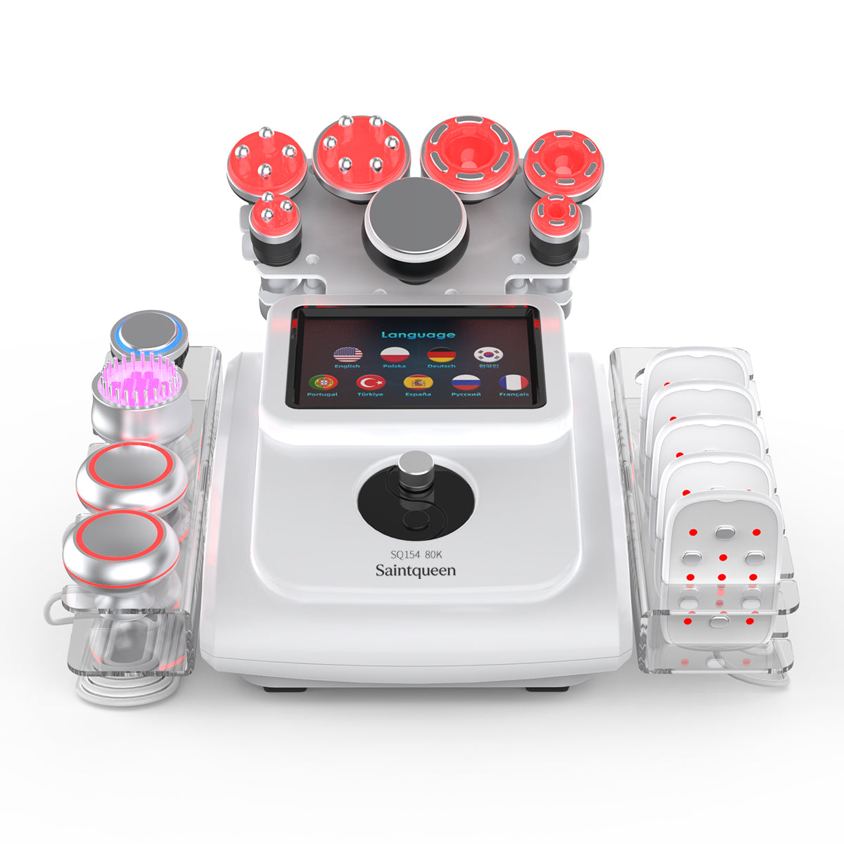 SQ154B Max เครื่องคาวิเทชันอัลตราโซนิก 80K และ RF แบบ 11-in-1 พร้อมแผ่นเลเซอร์ + ไมโครเคอร์เรนต์