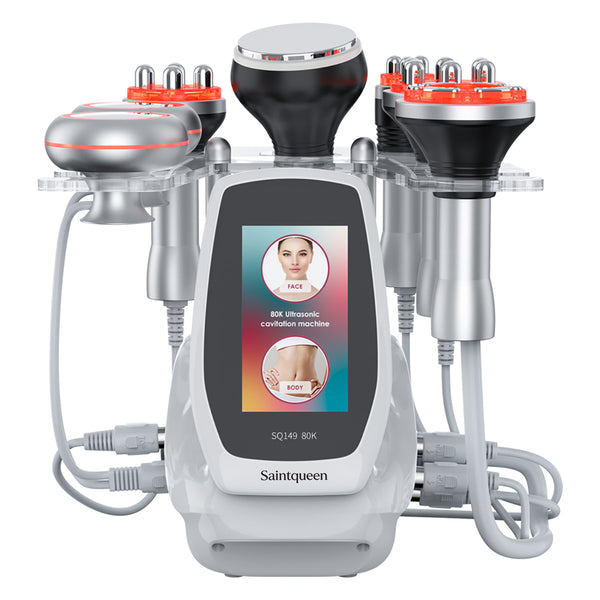 SQ149 Pro เครื่องคาวิเทชันอัลตราโซนิก 80K และ RF + EMS แบบ 6-in-1