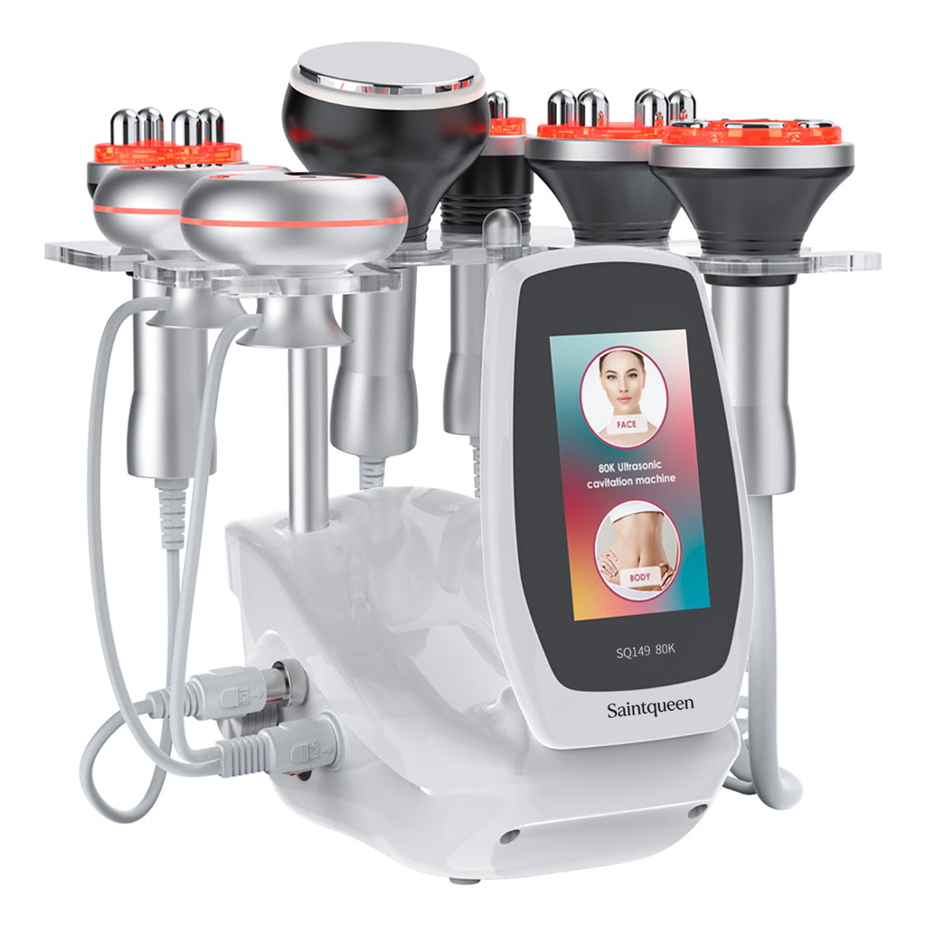SQ149 Pro เครื่องคาวิเทชันอัลตราโซนิก 80K และ RF + EMS แบบ 6-in-1
