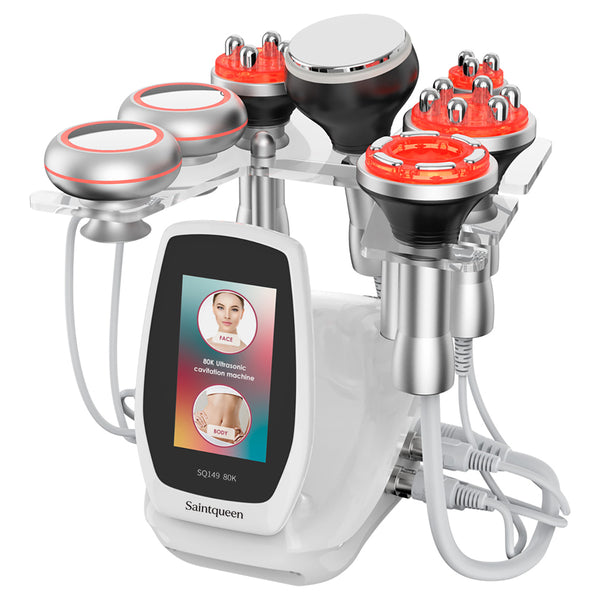 SQ149 Pro เครื่องคาวิเทชันอัลตราโซนิก 80K และ RF + EMS แบบ 6-in-1