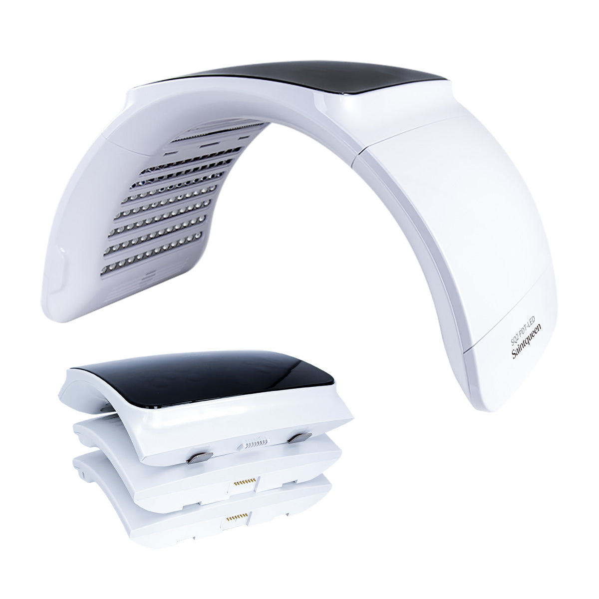 SQ2 เครื่องดูแลผิวหน้าและผิวกายด้วยแสง LED PDT แบบพับได้ 264 ดวง 7 สี พร้อมโหมด Calcium Light และแสงระดับต่ำ LLLT