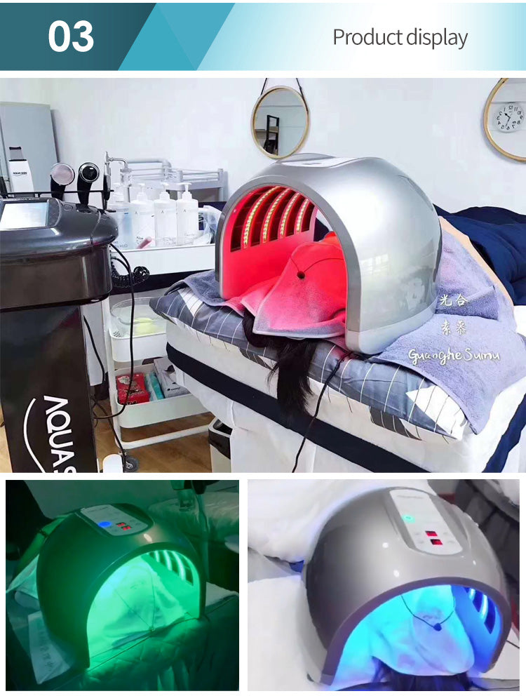 SQ3 เครื่องดูแลผิวด้วยแสง LED 180 ดวง 4 สี พร้อมความร้อน FIR รูปสินค้ารอง