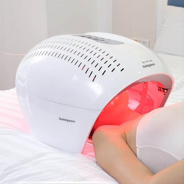 SQ1 เครื่องดูแลผิวด้วย LED 292 ดวง 4 โหมด แสงสีแดง สีน้ำเงิน และอินฟราเรด