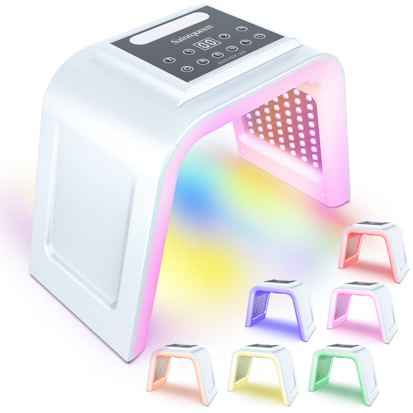 SQ75 เครื่องดูแลผิวหน้าและผิวกายด้วยแสง LED PDT 170 ดวง 7 สี แบบพับได้ พร้อมระบบพ่นละอองน้ำนาโนอัลตราโซนิกในตัว