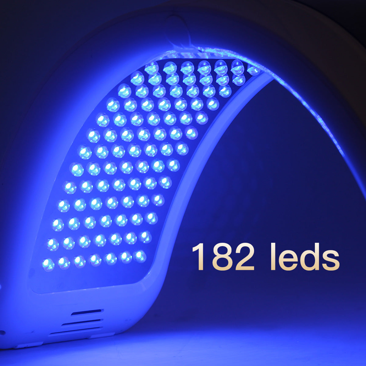 SQ93 เครื่องดูแลผิวหน้าและผิวกายด้วยแสง LED PDT 182 ดวง 7 โหมด สีแดง น้ำเงิน เหลือง เขียว ม่วง และส้ม เพื่อผิวดูสดใส ดูอ่อนเยาว์ และดูแลผิวเป็นสิวง่าย