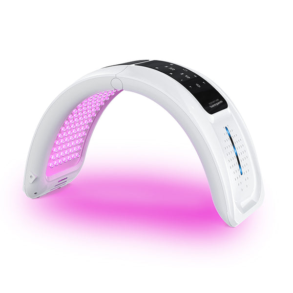 SQ93 เครื่องดูแลผิวหน้าและผิวกายด้วยแสง LED PDT 182 ดวง 7 โหมด สีแดง น้ำเงิน เหลือง เขียว ม่วง และส้ม เพื่อผิวดูสดใส ดูอ่อนเยาว์ และดูแลผิวเป็นสิวง่าย