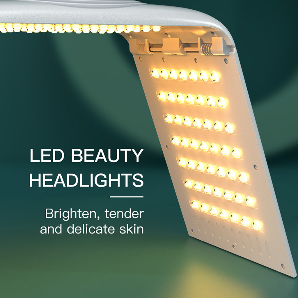 SQ132 เครื่องดูแลผิวด้วยแสง LED 147 ดวง 7 สี แบบพับได้ รวมแสง 8 โหมด เพื่อผิวดูสดใส