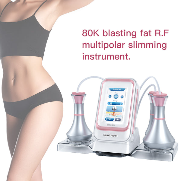 SQ53 Basic เครื่องคาวิเทชัน 80K แบบ 3-in-1 พร้อม RF 3 และ 4 ขั้ว สำหรับดูแลรูปร่าง ผิวที่ดูกระชับ และริ้วรอยบนใบหน้า