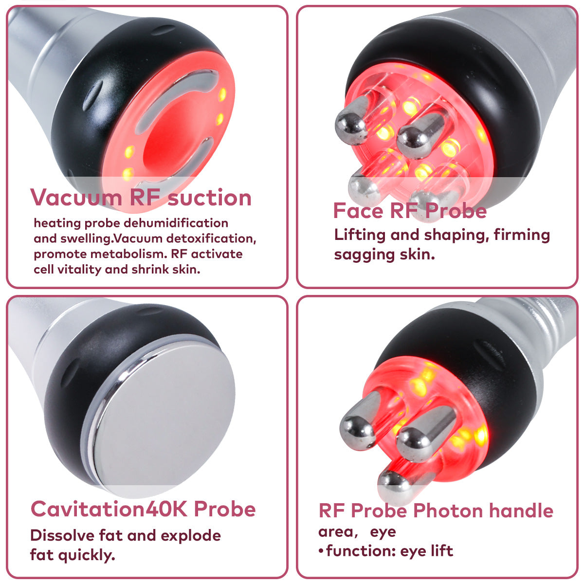 SQ16B Basic เครื่องคาวิเทชันอัลตราโซนิก 40K และ RF แบบ 4-in-1