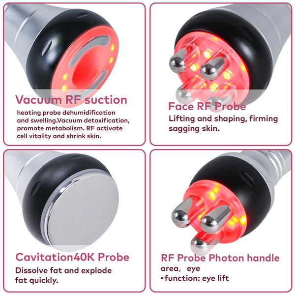 SQ16B Basic เครื่องคาวิเทชันอัลตราโซนิก 40K และ RF แบบ 4-in-1