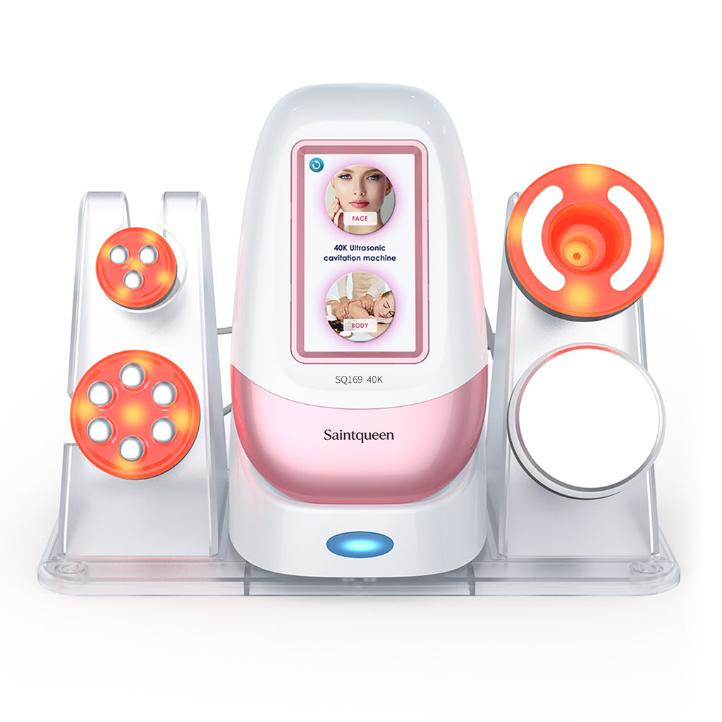 SQ169 Basic เครื่องคาวิเทชัน 40K แบบ 4-in-1 พร้อม RF หลายขั้วและนวดสุญญากาศ สำหรับดูแลรูปร่างและผิวหน้าให้ดูกระชับที่บ้าน