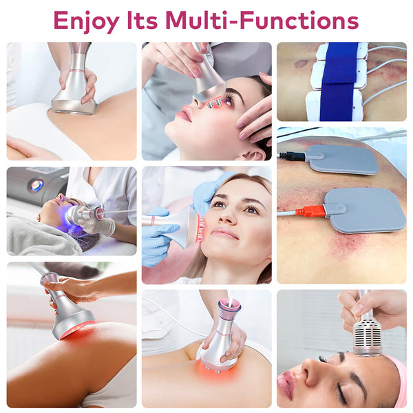 SQ90D Plus เครื่องคาวิเทชันอัลตราโซนิก 80K และ RF แบบ 9-in-1 พร้อมแผ่นเลเซอร์