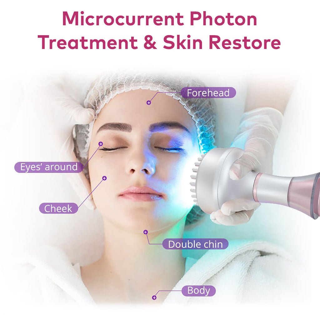 SQ90E Plus เครื่องคาวิเทชันอัลตราโซนิก 80K และ RF แบบ 9-in-1 พร้อมแผ่นเลเซอร์ + ไมโครเคอร์เรนต์
