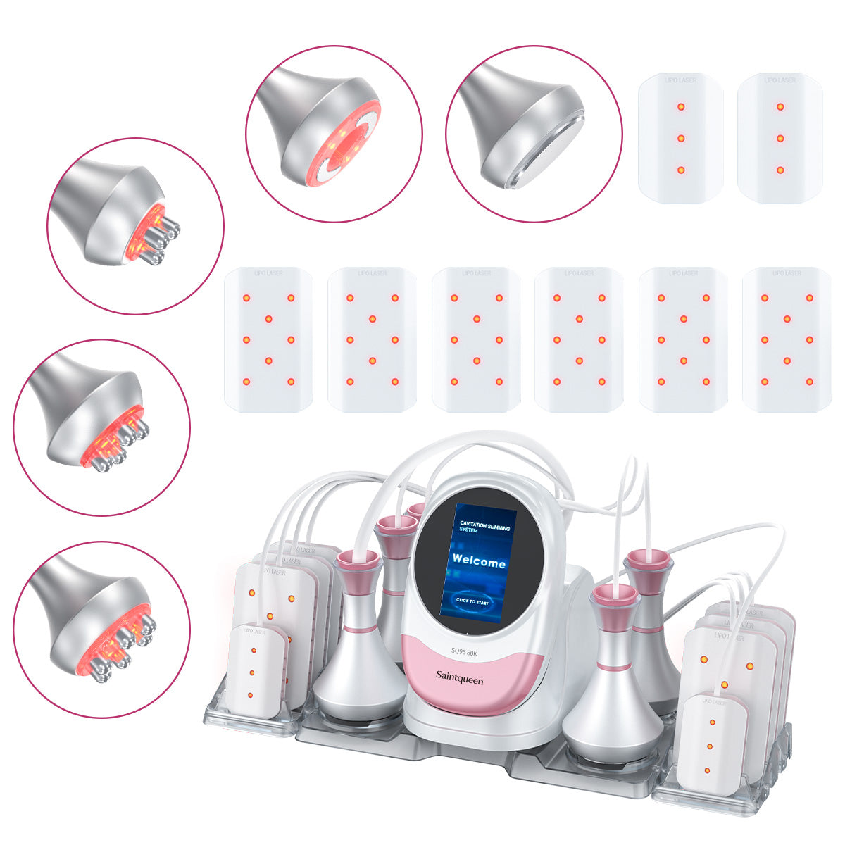 SQ96 Pro เครื่องคาวิเทชัน 80K 6-in-1 พร้อมแผ่นเลเซอร์ รูปสินค้าหลัก
