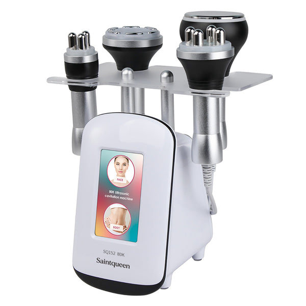 SQ152 Basic เครื่องคาวิเทชันอัลตราโซนิก 80K แบบ 4-in-1 พร้อม RF สุญญากาศ เพื่อดูแลรูปร่างและผิวหน้าและผิวกายดูกระชับ