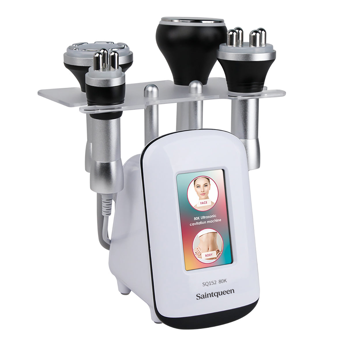 SQ152 Basic เครื่องคาวิเทชันอัลตราโซนิก 80K แบบ 4-in-1 พร้อม RF สุญญากาศ เพื่อดูแลรูปร่างและผิวหน้าและผิวกายดูกระชับ
