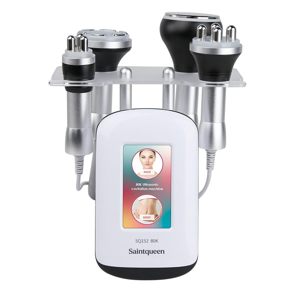 SQ152 Basic เครื่องคาวิเทชันอัลตราโซนิก 80K แบบ 4-in-1 พร้อม RF สุญญากาศ เพื่อดูแลรูปร่างและผิวหน้าและผิวกายดูกระชับ