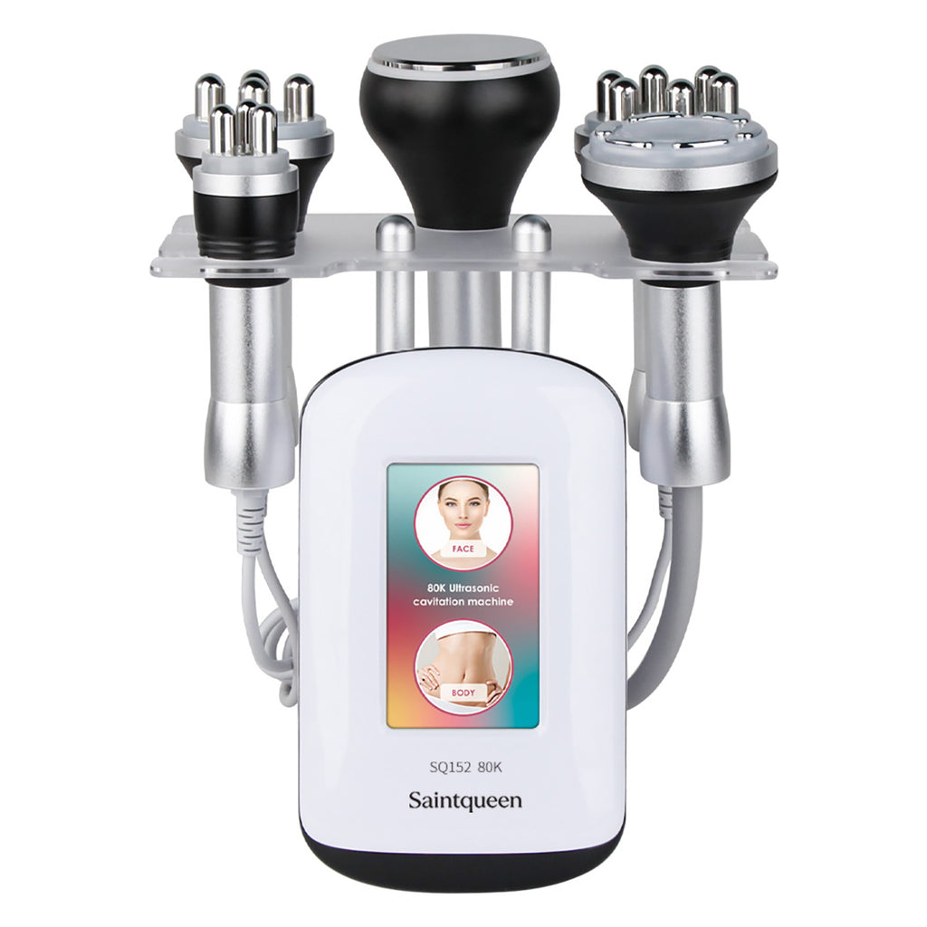 SQ152 Pro เครื่องคาวิเทชันอัลตราโซนิก 80K และ RF หลายขั้ว แบบ 5-in-1 เพื่อดูแลรูปร่าง ใบหน้าดูยกกระชับ ริ้วรอยดูจางลง และผิวดูยืดหยุ่น