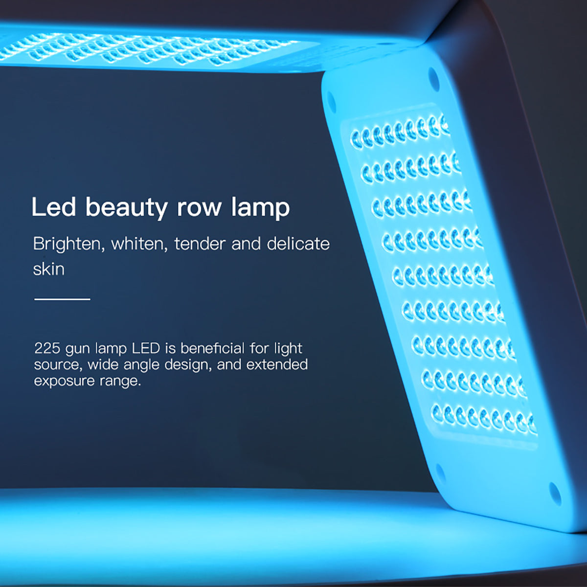 SQ46 โดม LED พับได้สำหรับดูแลผิว พร้อม LED 225 ดวง