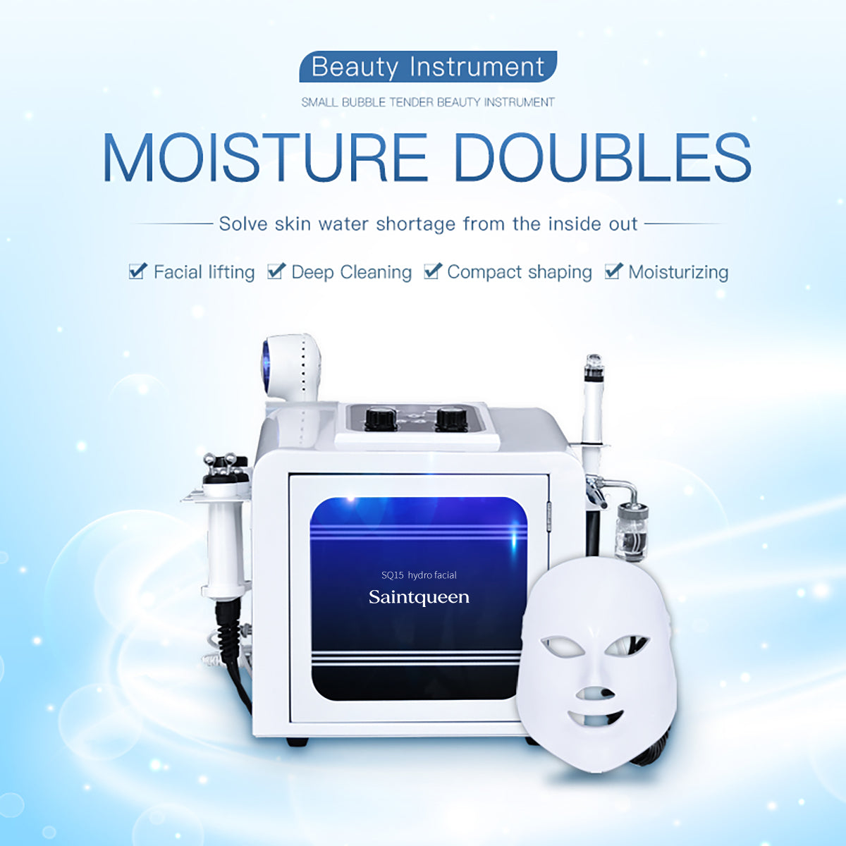 SQ15 Aqua Plus เครื่องไฮโดรเฟเชียล 8-in-1 รูปสินค้ารอง