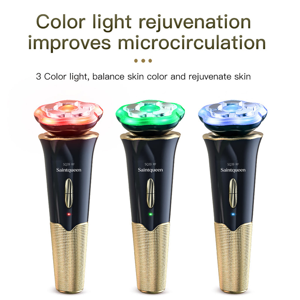 SQ39 เครื่อง RF และ EMS ดูแลใบหน้าแบบมือถือ พร้อมแสง LED