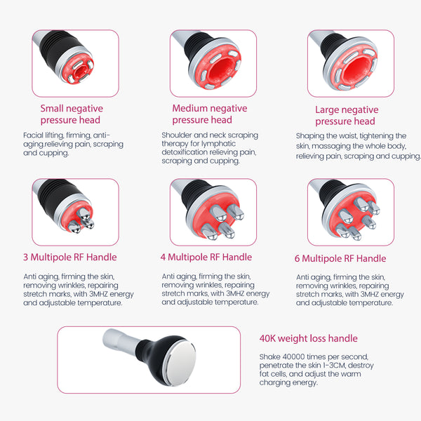 SQ41 เครื่องคาวิเทชัน 40K และ RF เพื่อความงาม 7-in-1