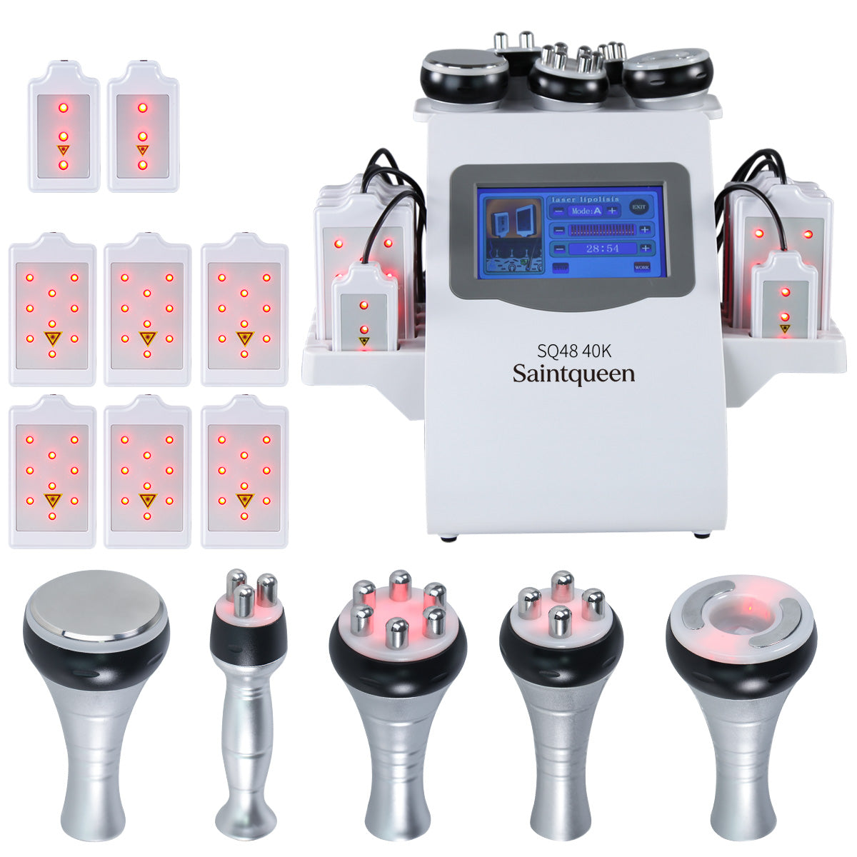 SQ48 Pro เครื่องคาวิเทชันอัลตราโซนิก 40K และ RF 6-in-1 พร้อมแผ่นเลเซอร์ รูปสินค้ารอง