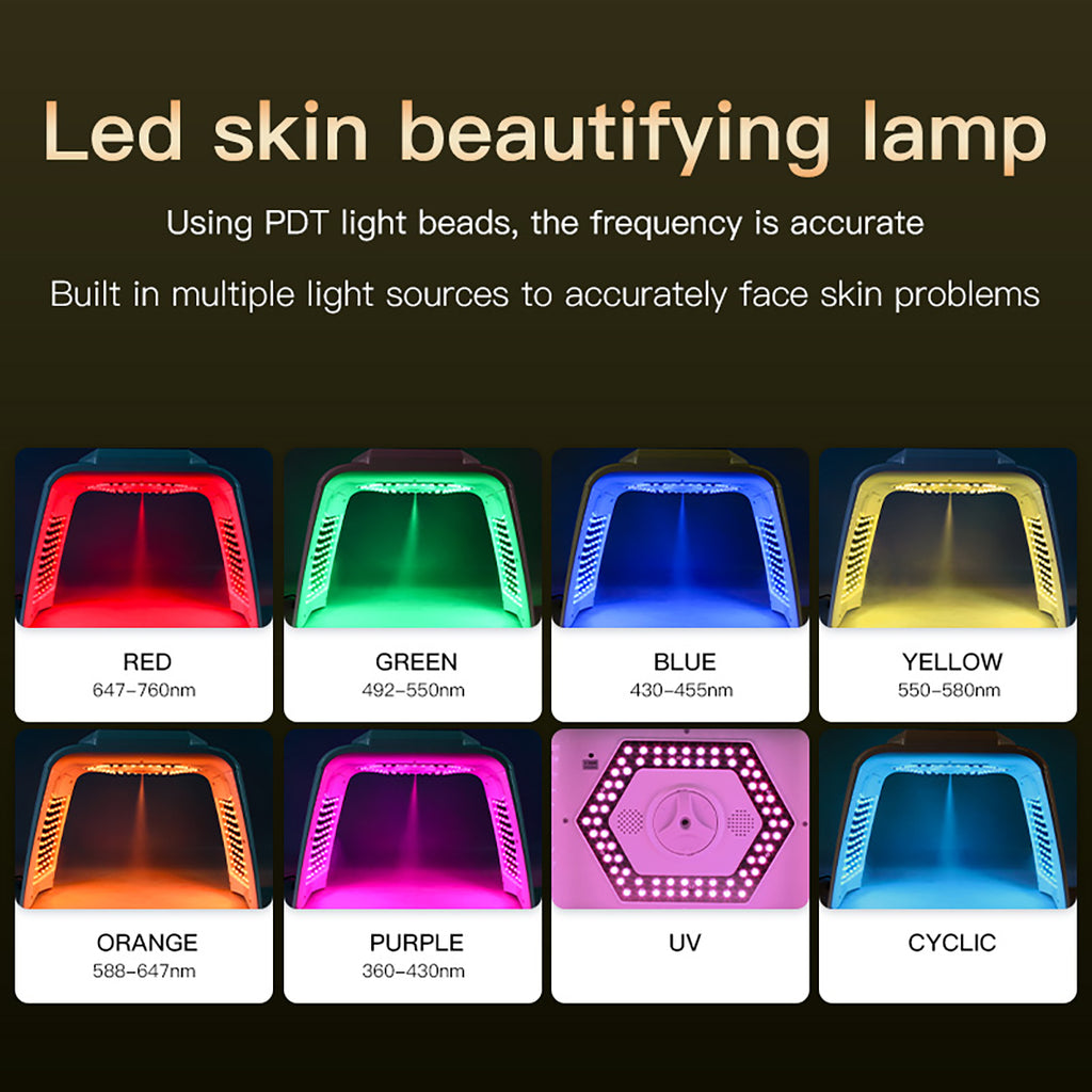 SQ78 โดม LED ดูแลผิว พร้อมละออง ความอุ่นและ EMS